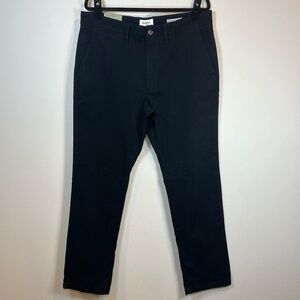 Goodfellow & Co. The Every Wear Straight Chino Pants Black Career NEW Mens 36x34